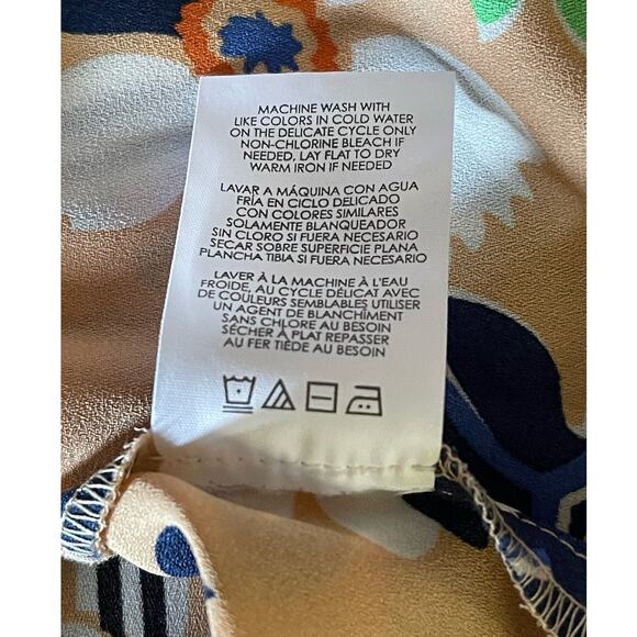 CABI ISLAND BLOUSE‎  2023 FLORAL S LONG GATHERED SLEEVES WITH SMOCKING-PULLOVER - Picture 8 of 12